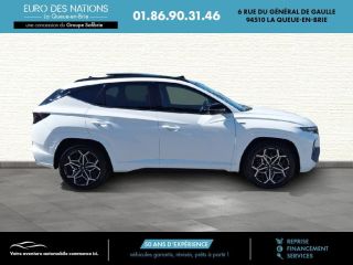 75010 : Hyundai Paris Nord - Goncourt Automobiles - HYUNDAI TUCSON N Line Executive - TUCSON IV - BLANC - Boîte automatique - Essence / Courant électrique