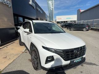 75010 : Hyundai Paris Nord - Goncourt Automobiles - HYUNDAI TUCSON Creative - TUCSON IV - Blanc - Automate sequentiel - Diesel