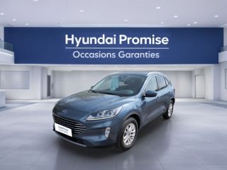 75010 : Hyundai Paris Nord - Goncourt Automobiles - FORD KUGA Titanium - KUGA III - Bleu - Automate à fonct. Continu - Essence / Courant électrique