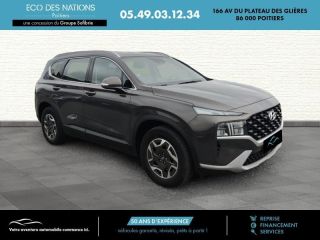 86000 : Hyundai Poitiers - Eco des Nations - HYUNDAI Santa Fe - Santa Fe - Marron - Traction - Hybride : Essence/Electrique