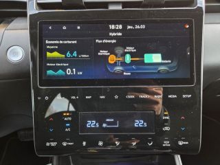 75010 : Hyundai Paris Nord - Goncourt Automobiles - HYUNDAI TUCSON Creative - TUCSON IV - Blanc - Boîte automatique - Essence / Courant électrique