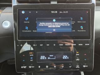 75010 : Hyundai Paris Nord - Goncourt Automobiles - HYUNDAI TUCSON Creative - TUCSON IV - Blanc - Boîte automatique - Essence / Courant électrique