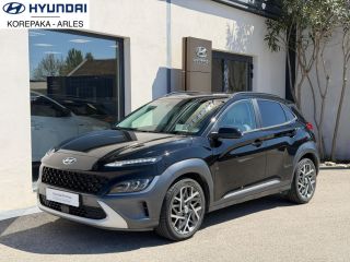 75010 : Hyundai Paris Nord - Goncourt Automobiles - HYUNDAI KONA HYBRID Executive - KONA - Noir - Automate sequentiel - Essence / Courant électrique
