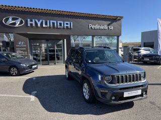 75010 : Hyundai Paris Nord - Goncourt Automobiles - JEEP RENEGADE Limited - RENEGADE - Bleu - Boîte automatisée - Essence sans plomb