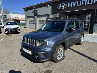 75010 : Hyundai Paris Nord - Goncourt Automobiles - JEEP RENEGADE Limited - RENEGADE - Bleu - Boîte automatisée - Essence sans plomb