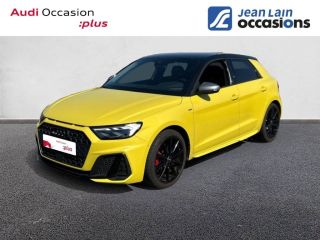 75010 : Hyundai Paris Nord - Goncourt Automobiles - AUDI A1 SPORTBACK S Line - A1 II - JAUNE PYTHON / CONTRASTE NOIR - Automate sequentiel - Essence sans plomb