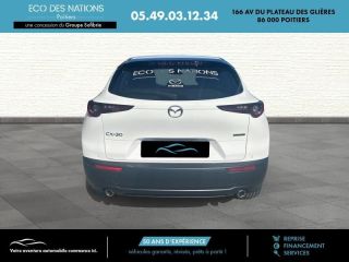 86000 : Hyundai Poitiers - Eco des Nations - MAZDA CX-30 - CX-30 - Blanc - Traction - Essence/Micro-Hybride