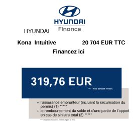 83130 : Hyundai Toulon - Autodif SAS - Groupe BALDASSARI - HYUNDAI KONA ELECTRIC Intuitive - KONA ELECTRIQUE - NOIR - Automate à fonct. Continu - Courant électrique