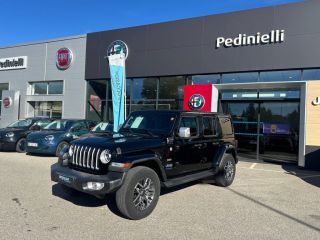 75010 : Hyundai Paris Nord - Goncourt Automobiles - JEEP WRANGLER MY21 Overland - WRANGLER JL - NOIR - Boîte automatique - Essence / Courant électrique