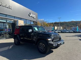 75010 : Hyundai Paris Nord - Goncourt Automobiles - JEEP WRANGLER MY21 Overland - WRANGLER JL - NOIR - Boîte automatique - Essence / Courant électrique