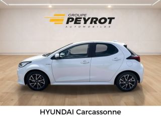 11020 : Hyundai Carcassonne - HMDS - TOYOTA YARIS HYBRIDE MY20 Design - YARIS IV - BLANC - Automate à fonct. Continu - Essence / Courant électrique