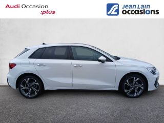 75010 : Hyundai Paris Nord - Goncourt Automobiles - AUDI A3 SPORTBACK S line - A3/S3/RS3 IV - BLANC GLACIER METALLISE - Automate sequentiel - Essence sans plomb