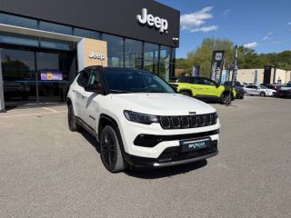 75010 : Hyundai Paris Nord - Goncourt Automobiles - JEEP COMPASS S - COMPASS II - Blanc - Boîte automatique - Essence / Courant électrique