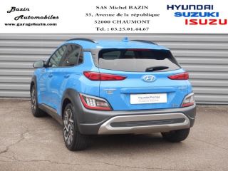 52000 : Hyundai Chaumont - Garage Michel Bazin - HYUNDAI Kona - Kona - Bleu - Traction - Hybride : Essence/Electrique