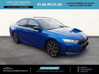 75010 : Hyundai Paris Nord - Goncourt Automobiles - SKODA OCTAVIA Sportline - OCTAVIA IV - Bleu - Automate sequentiel - Diesel