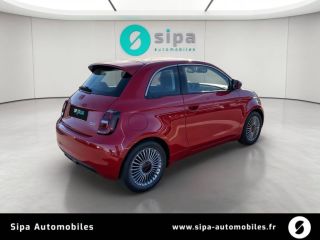 75010 : Hyundai Paris Nord - Goncourt Automobiles - FIAT 500e BERLINE MY22 SERIE 1 STEP 2 (RED) - 500 III ELECTRIQUE - Rouge - Automate à fonct. Continu - Courant électrique