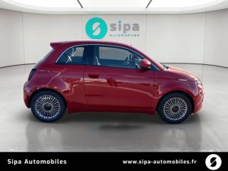 75010 : Hyundai Paris Nord - Goncourt Automobiles - FIAT 500e BERLINE MY22 SERIE 1 STEP 2 (RED) - 500 III ELECTRIQUE - Rouge - Automate à fonct. Continu - Courant électrique