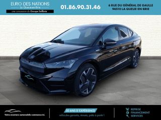 75010 : Hyundai Paris Nord - Goncourt Automobiles - SKODA ENYAQ COUPE  - ENYAQ COUPE (07/2022) - NOIR MAGIC NACRE - Automate à fonct. Continu - Courant électrique