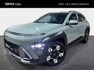 92130 : Hyundai ISSY-LES-MOULINEAUX - BPM Cars - HYUNDAI Kona - Kona - Vert - Traction - Hybride : Essence/Electrique