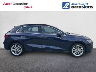 75010 : Hyundai Paris Nord - Goncourt Automobiles - AUDI A3 SPORTBACK Design - A3/S3/RS3 IV - BLEU NAVARRE METALLISE - Automate sequentiel - Essence / Courant électrique