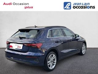 75010 : Hyundai Paris Nord - Goncourt Automobiles - AUDI A3 SPORTBACK Design - A3/S3/RS3 IV - BLEU NAVARRE METALLISE - Automate sequentiel - Essence / Courant électrique