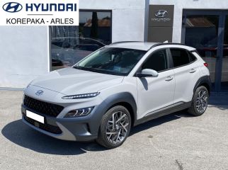 75010 : Hyundai Paris Nord - Goncourt Automobiles - HYUNDAI KONA HYBRID Executive - KONA - Gris - Automate sequentiel - Essence / Courant électrique