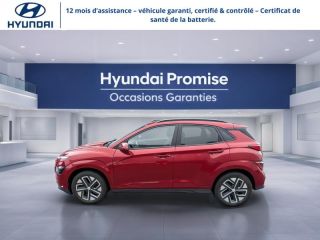 29200 : Hyundai Brest - Iroise Automobiles - HYUNDAI Kona - Kona - Sunset Red Métal - Traction - Electrique