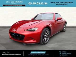 86000 : Hyundai Poitiers - Eco des Nations - MAZDA MX-5 RF - MX-5 RF - Soul Red Crystal métallisé - Propulsion - Essence