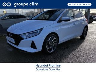 87280 : Hyundai Limoges - Motors Cars - HYUNDAI i20 - i20 - Polar White Métal/Toit/rétros Black - Traction - Essence/Micro-Hybride