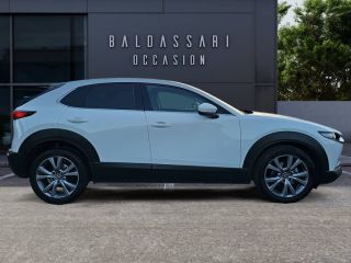 75010 : Hyundai Paris Nord - Goncourt Automobiles - MAZDA CX-30 2022 Exclusive Bose - CX-30 - Blanc - Boîte automatique - Essence sans plomb
