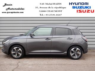 52000 : Hyundai Chaumont - Garage Michel Bazin - SUZUKI Swift - Swift - Mineral Gray Metal - Traction - Essence/Micro-Hybride