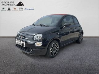 75010 : Hyundai Paris Nord - Goncourt Automobiles - FIAT 500C  - 500C (09/2022) - Noir - Boîte manuelle - Essence sans plomb