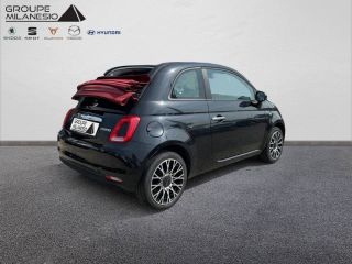 75010 : Hyundai Paris Nord - Goncourt Automobiles - FIAT 500C  - 500C (09/2022) - Noir - Boîte manuelle - Essence sans plomb