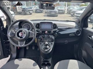 75010 : Hyundai Paris Nord - Goncourt Automobiles - FIAT 500C  - 500C (09/2022) - Noir - Boîte manuelle - Essence sans plomb