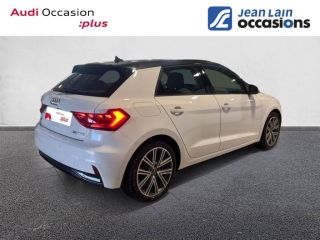 75010 : Hyundai Paris Nord - Goncourt Automobiles - AUDI A1 SPORTBACK Design Luxe - A1 II - BLANC GLACIER / CONTRASTE GRIS MANHATTAN - Automate sequentiel - Essence sans plomb
