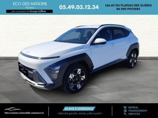 86000 : Hyundai Poitiers - Eco des Nations - HYUNDAI Kona - Kona - Blanc - Traction - Hybride : Essence/Electrique