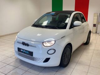 75010 : Hyundai Paris Nord - Goncourt Automobiles - FIAT 500C NOUVELLE Icône - 500 III - Bossanova White - Automate à fonct. Continu - Courant électrique