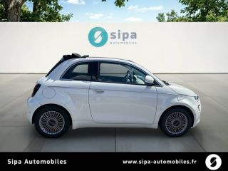 31200 : Hyundai TOULOUSE NORD - AUTO NORD - FIAT 500e CABRIOLET Nouvelle 500 - 500 III ELECTRIQUE - Blanc - Automate à fonct. Continu - Courant électrique