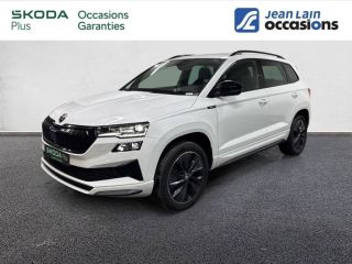 75010 : Hyundai Paris Nord - Goncourt Automobiles - SKODA KAROQ Sportline - KAROQ - BLANC LUNE - Automate sequentiel - Essence sans plomb