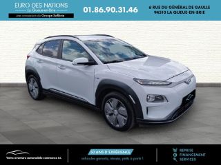 75010 : Hyundai Paris Nord - Goncourt Automobiles - HYUNDAI KONA ELECTRIC Executive - KONA ELECTRIQUE - Blanc - Automate à fonct. Continu - Courant électrique