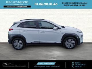 75010 : Hyundai Paris Nord - Goncourt Automobiles - HYUNDAI KONA ELECTRIC Executive - KONA ELECTRIQUE - Blanc - Automate à fonct. Continu - Courant électrique
