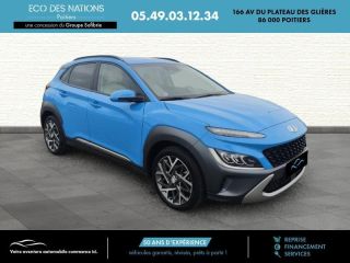 86000 : Hyundai Poitiers - Eco des Nations - HYUNDAI Kona - Kona - Bleu - Traction - Hybride : Essence/Electrique