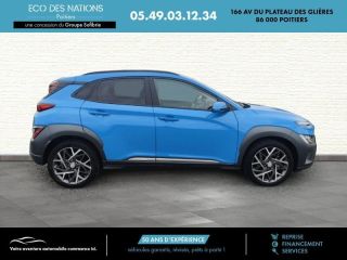 86000 : Hyundai Poitiers - Eco des Nations - HYUNDAI Kona - Kona - Bleu - Traction - Hybride : Essence/Electrique