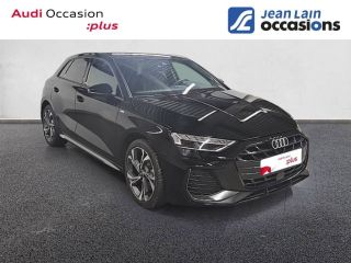 75010 : Hyundai Paris Nord - Goncourt Automobiles - AUDI A3 SPORTBACK S line - A3/S3/RS3 IV - NOIR MYTHIC METALLISE - Automate sequentiel - Essence sans plomb