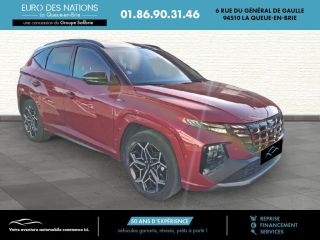 75010 : Hyundai Paris Nord - Goncourt Automobiles - HYUNDAI TUCSON N Line Executive - TUCSON IV - Rouge - Boîte automatique - Essence / Courant électrique