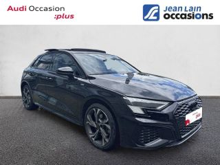 75010 : Hyundai Paris Nord - Goncourt Automobiles - AUDI A3 SPORTBACK S Line - A3/S3/RS3 IV - NOIR MYTHIC METALLISE - Automate sequentiel - Essence / Courant électrique