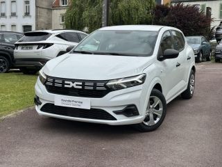 75010 : Hyundai Paris Nord - Goncourt Automobiles - DACIA SANDERO Essential - SANDERO III - Blanc - Boîte manuelle - Essence sans plomb