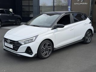 14112 : Hyundai Caen - Trajectoire Automobiles - HYUNDAI i20 - i20 - Atlas White/Toit+rétros Black - Traction - Essence
