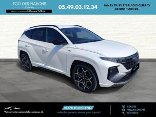 86000 : Hyundai Poitiers - Eco des Nations - HYUNDAI Tucson - Tucson - Serenity White Métal - Traction - Hybride : Essence/Electrique