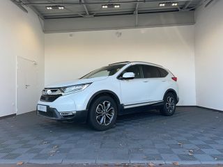 75010 : Hyundai Paris Nord - Goncourt Automobiles - HONDA CR-V E:HEV 2021 Exclusive - CR-V V - Blanc - Automate à fonct. Continu - Essence / Courant électrique